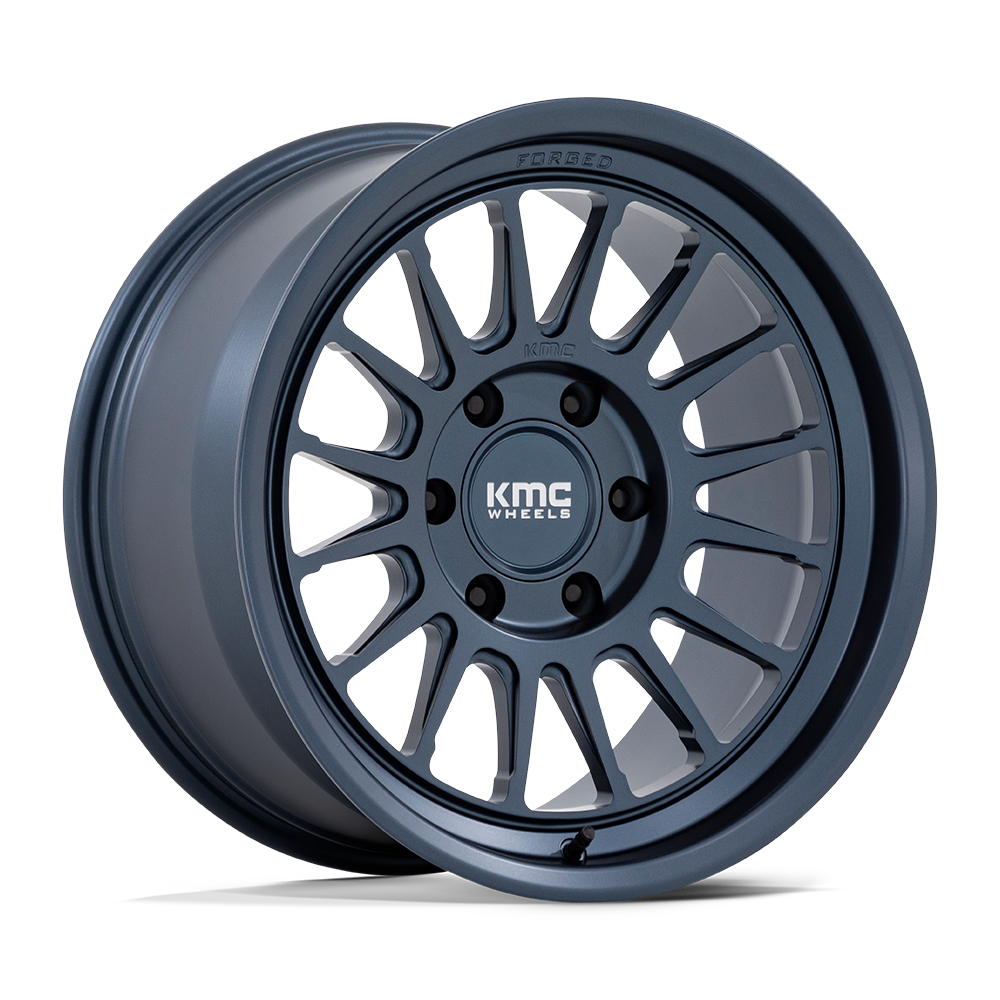 KMC KM447 IMPACT FORGED MONOBLOCK Metallic Blue wheel