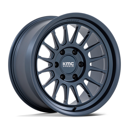 KMC KM447 IMPACT FORGED MONOBLOCK Metallic Blue wheel