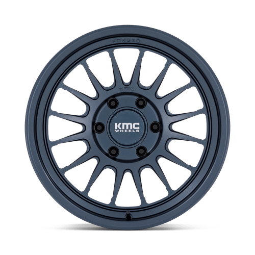 KMC KM447 IMPACT FORGED MONOBLOCK Metallic Blue wheel