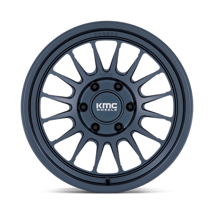 KMC KM447 IMPACT FORGED MONOBLOCK Metallic Blue wheel