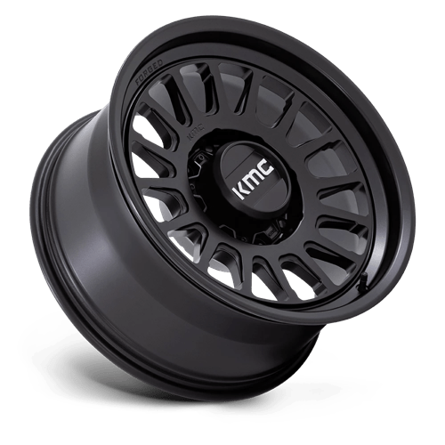 KMC KM452 IMPACT FORGED MONOBLOCK Satin Black wheel