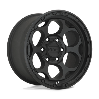 KMC KM541 DIRTY HARRY Textured Black wheel for trucks and SUVs, ideal for off-road adventures and rugged terrain.