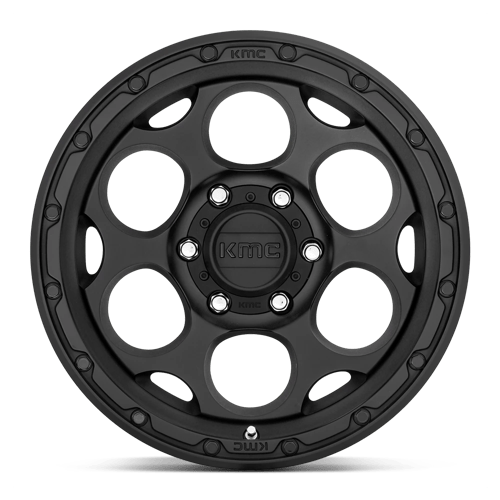KMC KM541 DIRTY HARRY Textured Black wheel for trucks and SUVs, designed for off-road performance and bold style.