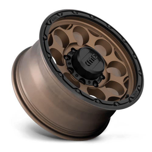 KMC KM541 DIRTY HARRY Matte Bronze W/ Black Lip wheel showcasing rugged design and off-road durability.