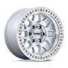 KMC KM549 GRS Gloss Silver W/ Machined Face