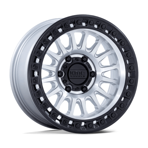 KMC KM552 IMS Machined W/ Matte Black Lip wheel showcasing aggressive design and durable construction.