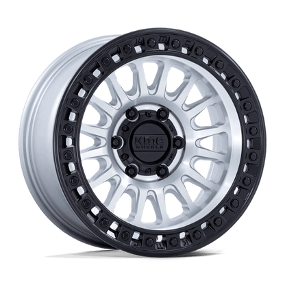KMC KM552 IMS Machined W/ Matte Black Lip wheel showcasing aggressive design and durable construction.