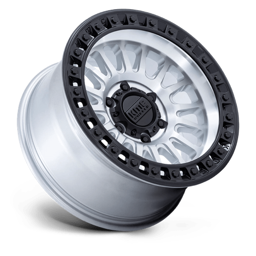 KMC KM552 IMS Machined W/ Matte Black Lip wheel, perfect for off-road trucks, Jeeps, and SUVs.