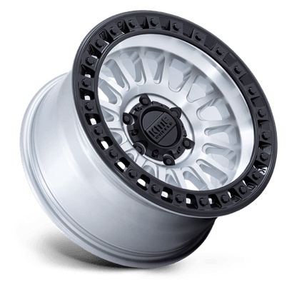 KMC KM552 IMS Machined W/ Matte Black Lip wheel, perfect for off-road trucks, Jeeps, and SUVs.