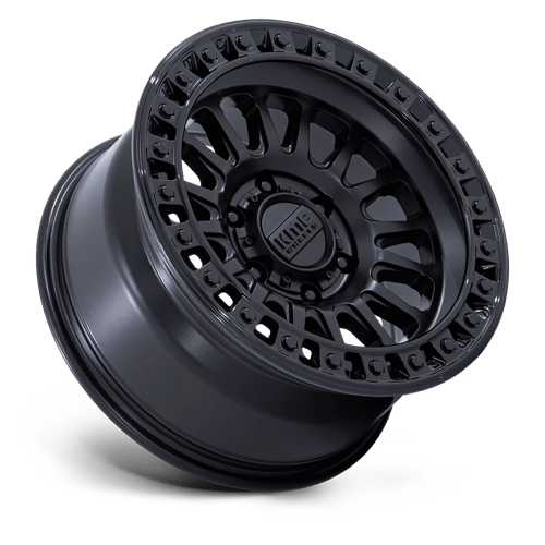 KMC KM552 IMS Matte Black W/ Gloss Black Lip wheel designed for off-road performance and durability.