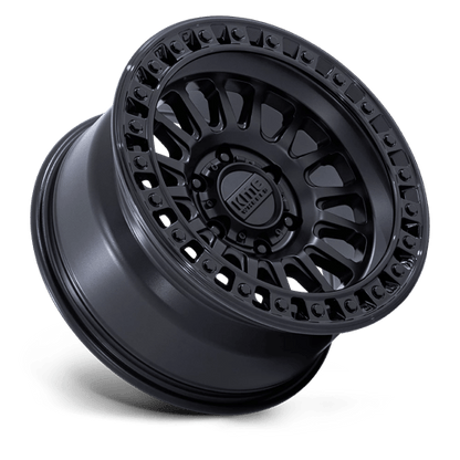 KMC KM552 IMS Matte Black W/ Gloss Black Lip wheel designed for off-road performance and durability.