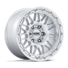KMC KM555 ATTACK Gloss Silver W/ Machined Face