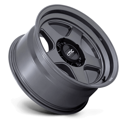 KMC KM728 LOBO Matte Anthracite rugged off-road wheel designed for trucks, SUVs, and lifted builds