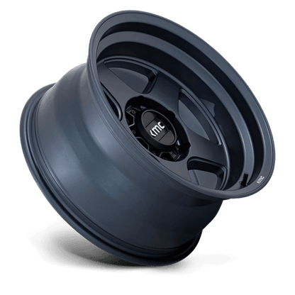 KMC KM728 LOBO Metallic Blue off-road wheel showcasing rugged design and bold styling for trucks and SUVs