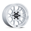 KMC KM729 RANGE Gloss Silver W/ Machined Face