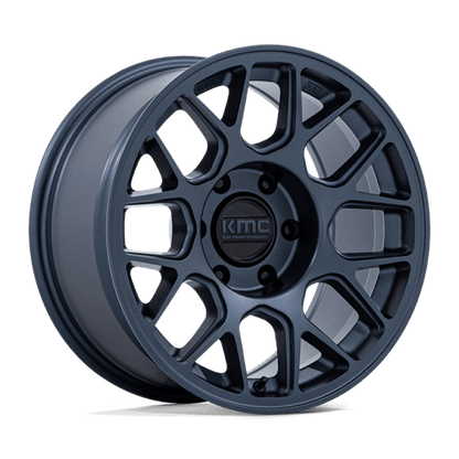 KMC KM730 HATCHET Metallic Blue wheel