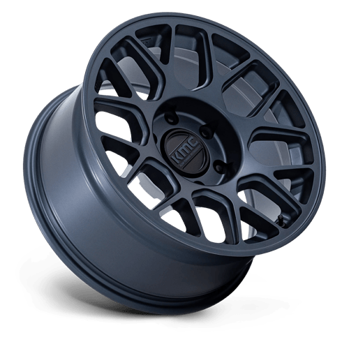KMC KM730 HATCHET Metallic Blue wheel