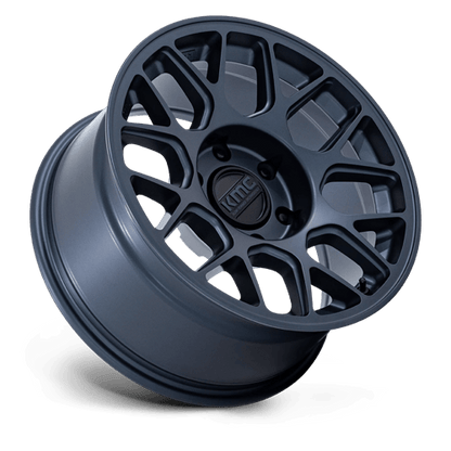 KMC KM730 HATCHET Metallic Blue wheel
