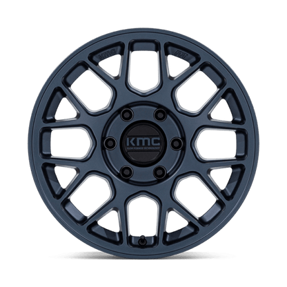 KMC KM730 HATCHET Metallic Blue wheel
