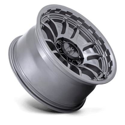 KMC KM727 WRATH Matte Anthracite wheel showcasing its bold design and durable construction.
