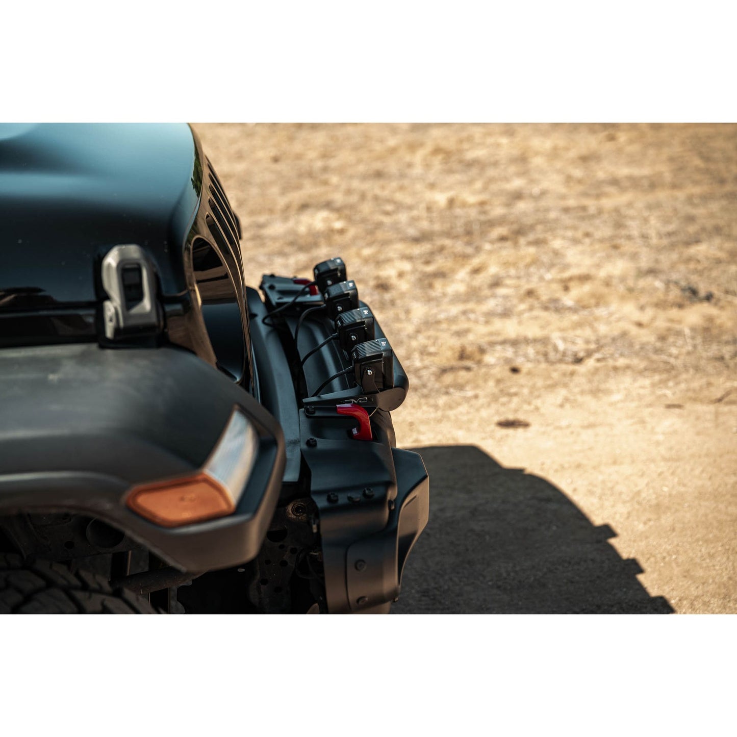 DV8 OFF-ROAD | 2018 2025 Wrangler JL Push Bar for Mopar Rubicon Steel Bumper  | LBJL-13