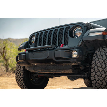 DV8 OFF-ROAD | 2018 2025 Wrangler JL Push Bar for Mopar Rubicon Steel Bumper  | LBJL-13