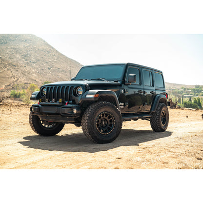 DV8 OFF-ROAD | 2018 2025 Wrangler JL Push Bar for Mopar Rubicon Steel Bumper  | LBJL-13