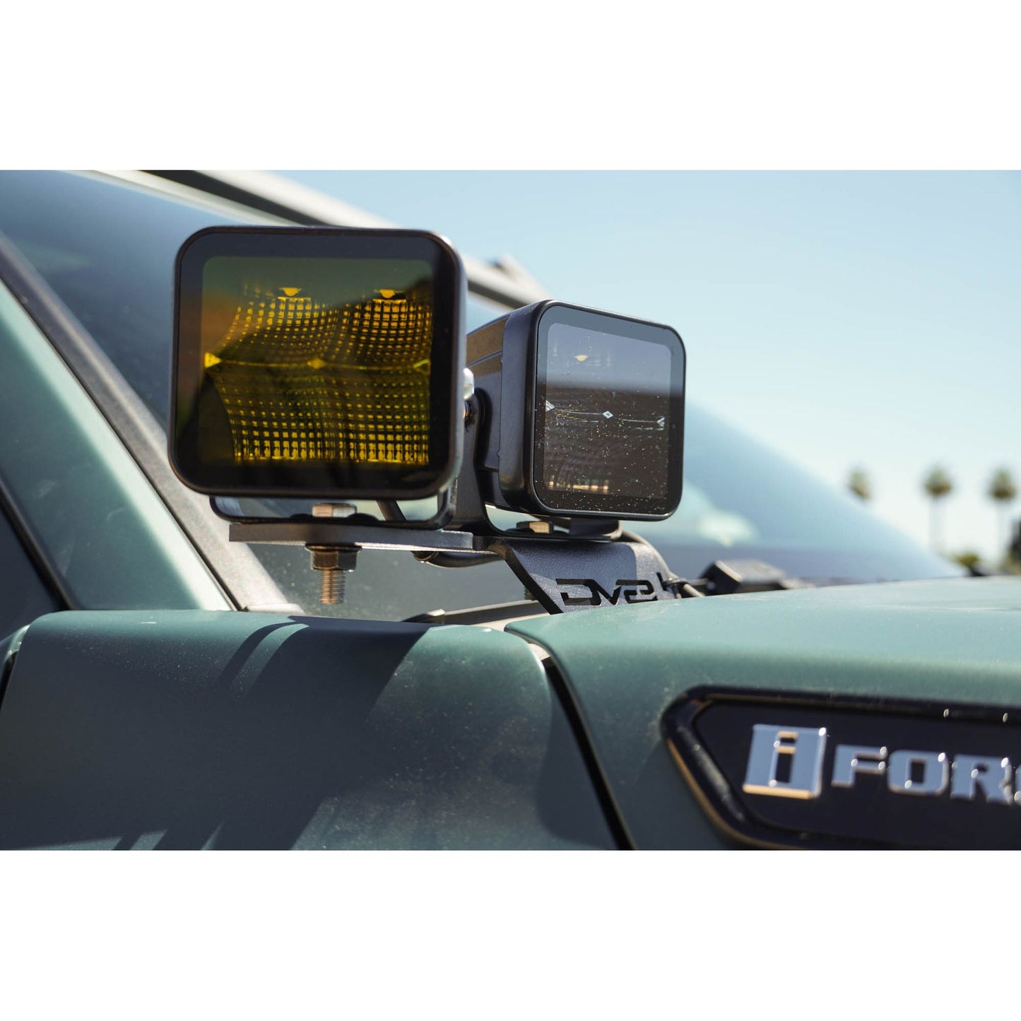 DV8 OFF-ROAD | 2025+ Toyota 4Runner Ditch Light Brackets  | LBTF3-01