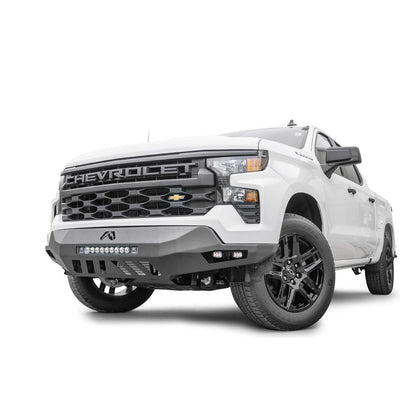 Fab Fours Vengeance Front Bumper 2 Stage Black Powder Coated Sensor Bumper w/No Guard l CS22-D5651-1