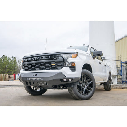 Fab Fours Vengeance Front Bumper 2 Stage Black Powder Coated Sensor Bumper w/No Guard l CS22-D5651-1