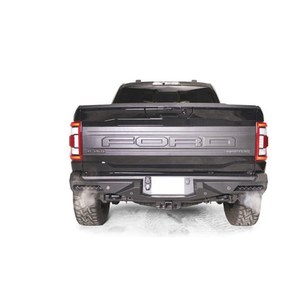Fab Fours Vengeance Rear Bumper 2 Stage Black Powder Coated l FR21-E5351-1