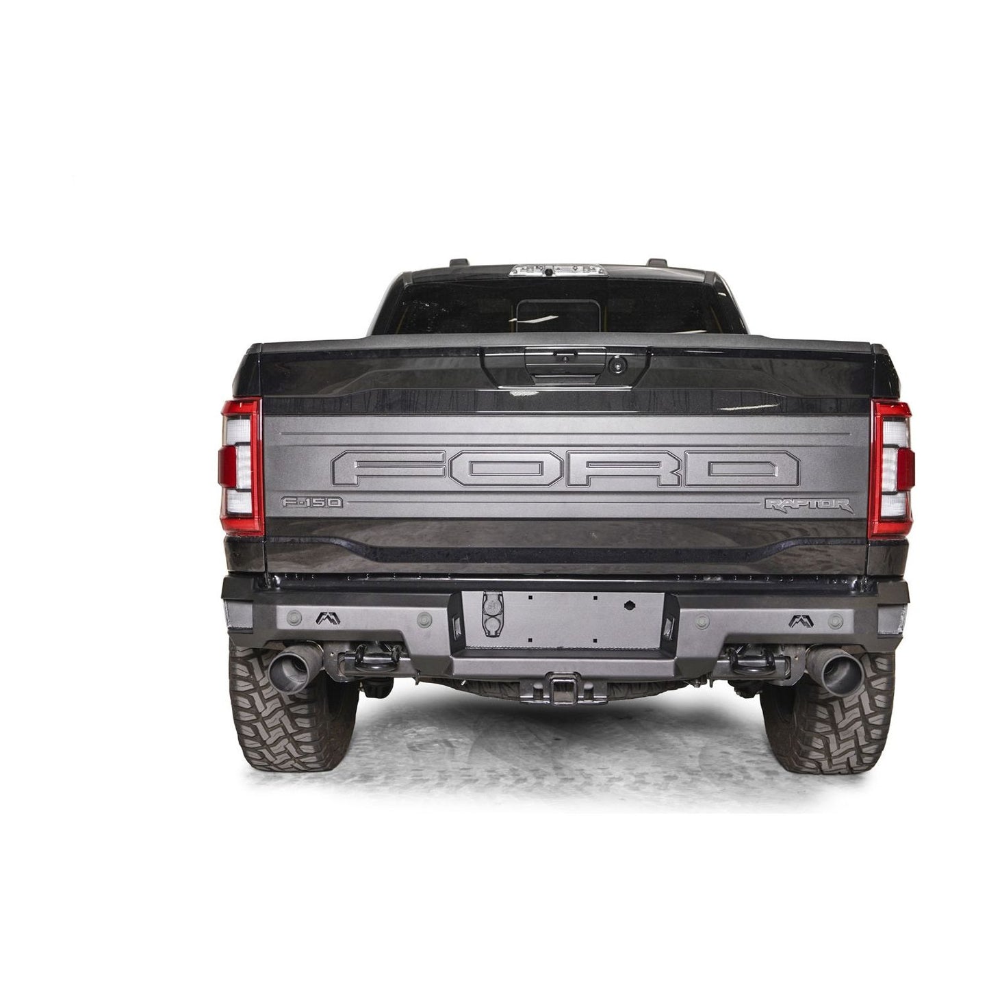 Fab Fours Premium Rear Bumper 2 Stage Black Powder Coated l FR21-W5351-1