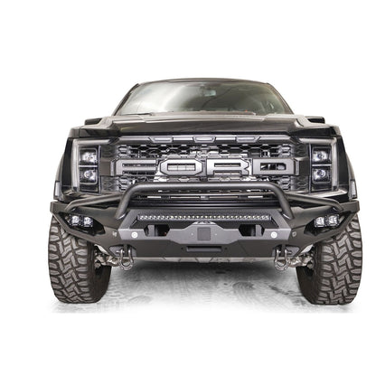 Fab Fours Matrix Front Bumper 2 Stage Black Powder Coated w/Pre-Runner Guard ACC Compatible l FR21-X5352-1