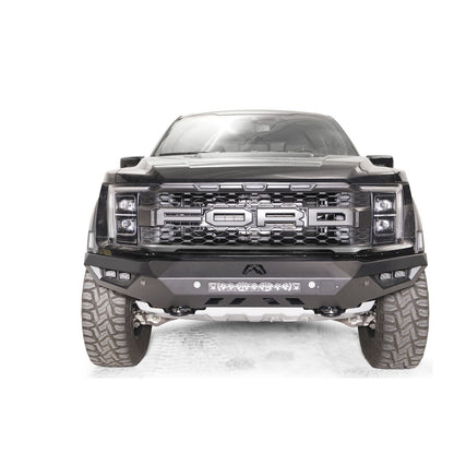 Fab Fours Vengeance Front Bumper 2 Stage Black Powder Coated No Guard l FR21-D5351-1