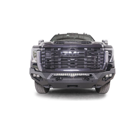Fab Fours Matrix Front Bumper 2 Stage Black Powder Coat w/No Guard l GM24-X6251-1