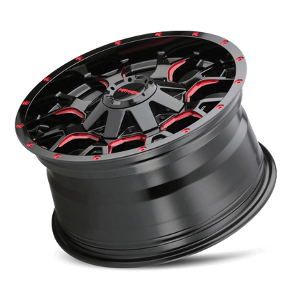 MAYHEM WARRIOR 8015 GLOSS BLACK MILLED PRISM RED