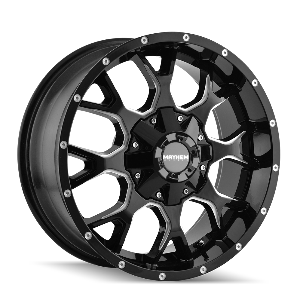 MAYHEM WARRIOR 8015 GLOSS BLACK MILLED