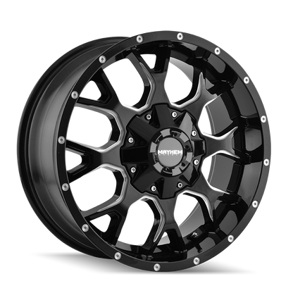 MAYHEM WARRIOR 8015 GLOSS BLACK MILLED