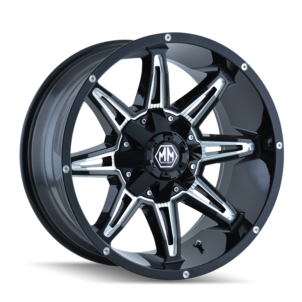 MAYHEM RAMPAGE 8090 GLOSS BLACK MILLED