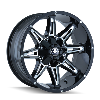 MAYHEM RAMPAGE 8090 GLOSS BLACK MILLED