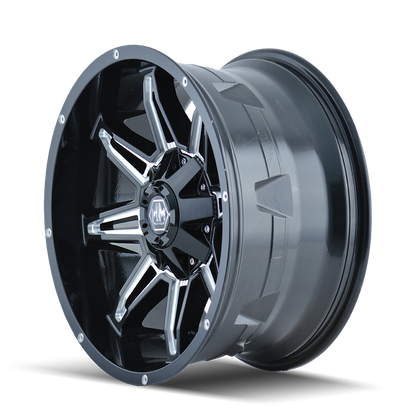 MAYHEM RAMPAGE 8090 GLOSS BLACK MILLED