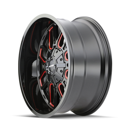 MAYHEM COGENT 8107 GLOSS BLACK MILLED PRISM RED