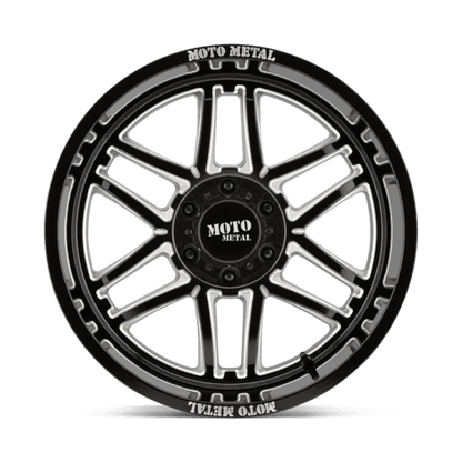 Moto Metal MO992 FOLSOM Gloss Black Milled wheel showcasing aggressive design and premium off-road performance.