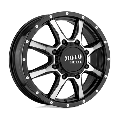 Moto Metal MO995 Gloss Black Machined wheel showcasing aggressive styling and rugged performance.