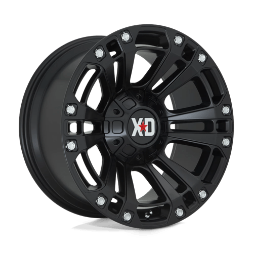 XD XD851 MONSTER 3 Satin Black off-road wheel for trucks and SUVs with rugged design