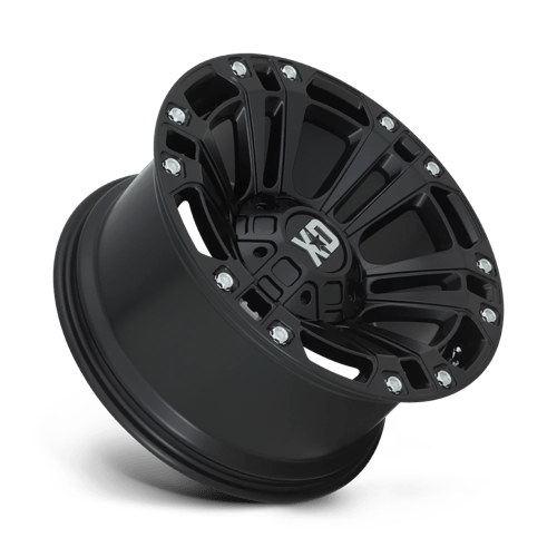XD XD851 MONSTER 3 Satin Black wheel, designed for extreme off-road performance in trucks, Jeeps, and Broncos.