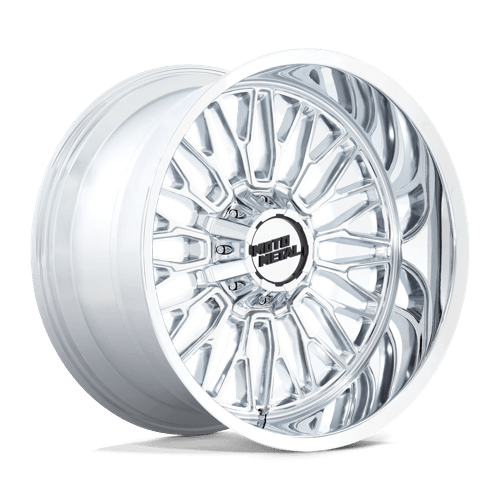 Moto Metal MO809 STINGER Chrome wheel featuring a multi-spoke design for trucks and SUVs.