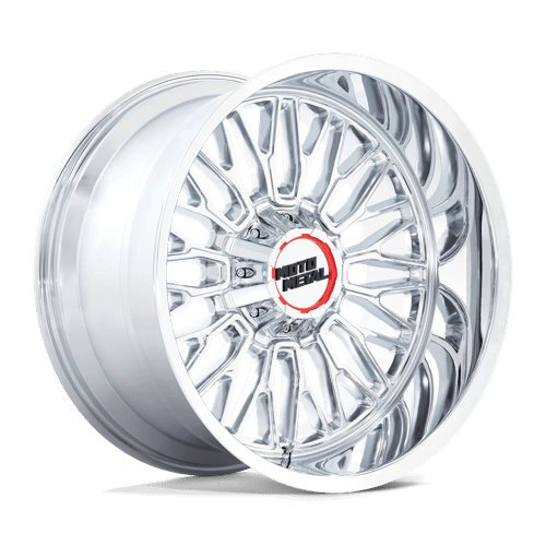 Moto Metal MO809 STINGER Chrome off-road wheel showcasing bold multi-spoke design and chrome finish