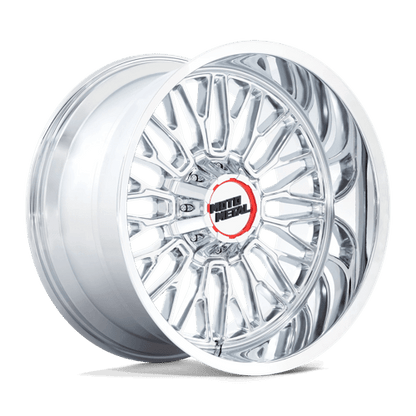 Moto Metal MO809 STINGER Chrome off-road wheel showcasing bold multi-spoke design and chrome finish