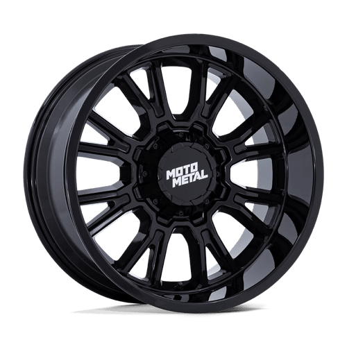 Moto Metal MO810 LEGACY Gloss Black off-road wheel with bold styling and durable construction.